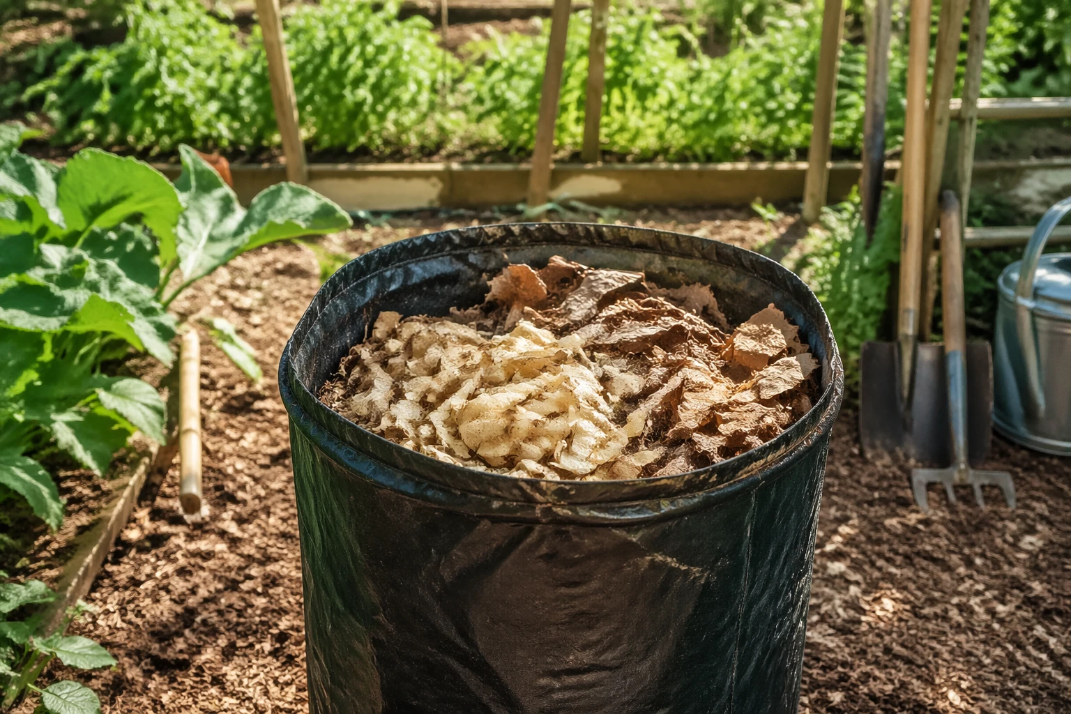 Compost épluchures pommes de terre sécurisé jardin, compost pelures patates, risques compost PDT, alternatives bokashi