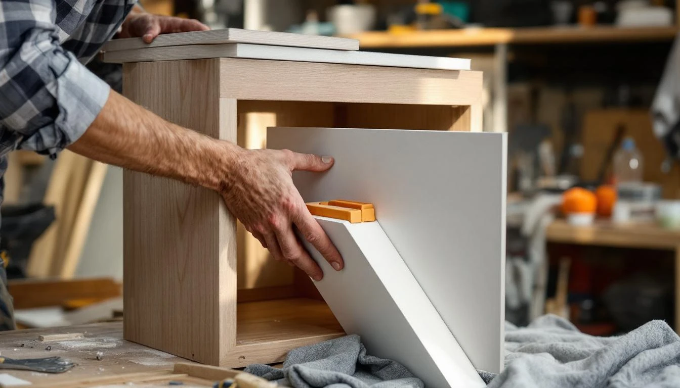 Changer la porte d&rsquo;un meuble de salle de bain : Guide pas-à-pas