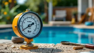 Manomètre filtre à sable à 0 bar avec filtre piscine et outils diagnostic