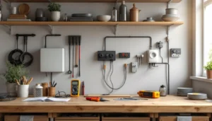 Tableau électrique avec disjoncteur OK mais panne éclairage, diagnostic en cours