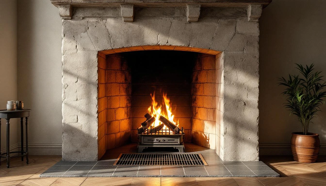 Prise d&rsquo;air cheminée foyer ouvert : Réglementation et conseils
